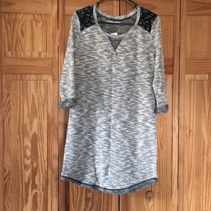 Blank and white dress